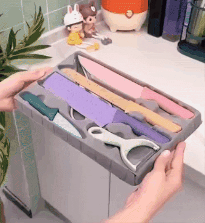 Set de Cuchillos de Colores