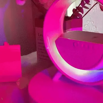 Reloj y Cargador Inalámbrico Colorido