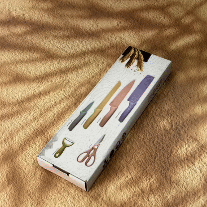 Set de Cuchillos Coloridos para Chef