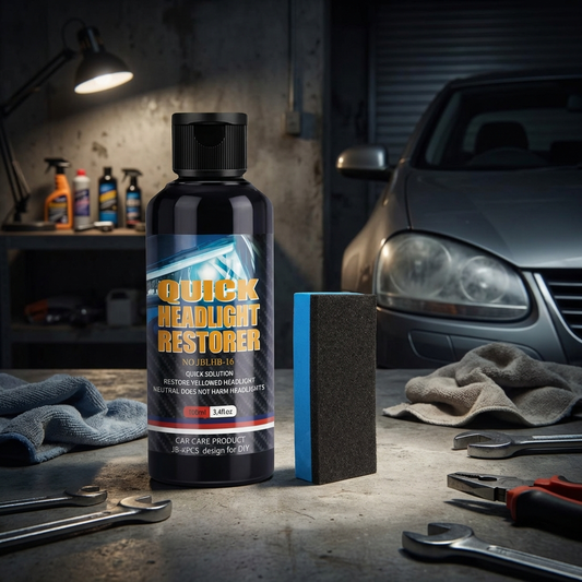 Recupera la luz de tus faros con Quick Headlight Restorer