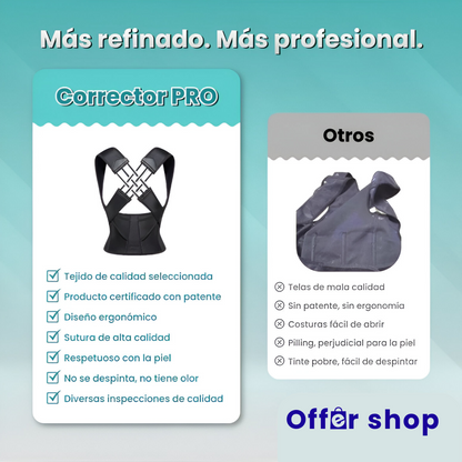 Corrector de Postura Perfecta Ajustable