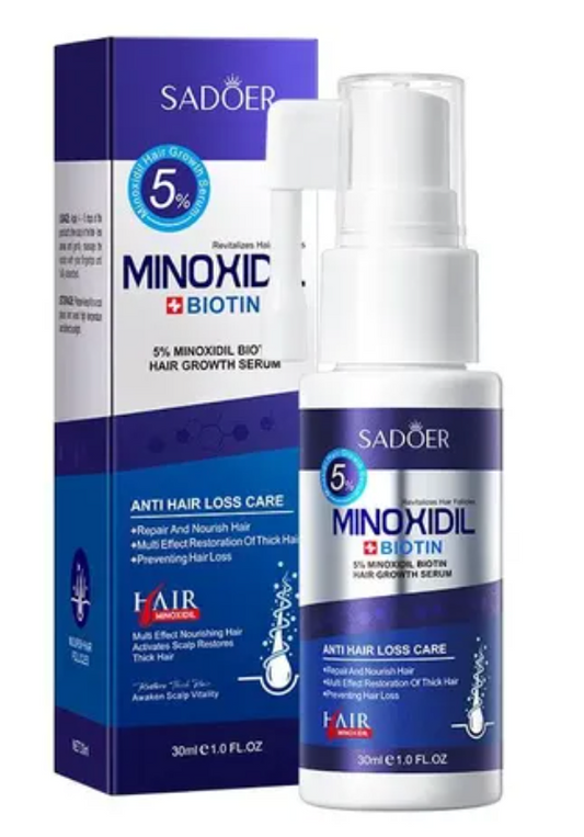 Sérum Capilar Anticaída con Minoxidil 5% y Biotina